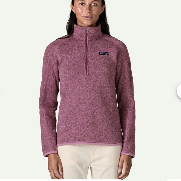 Patagonia Women's Better Sweater® 1/4-Zip Fleece Mauve size medium - Picture 16 of 16